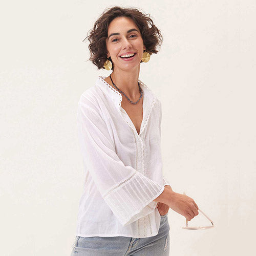 EASY Blouse, White