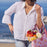 EASY Blouse, White