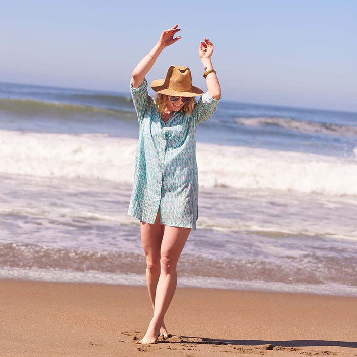 SARDINA OCEAN Button Down Beach Tunic (Available: 02/20/2025)