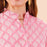 Fifer Pink Cotton Button Down Beach Tunic 