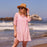 SARDINA PINK Button Down Beach Tunic