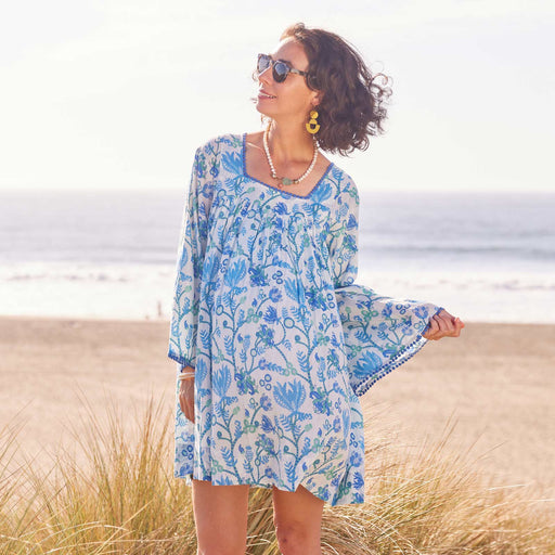GEMMA OCEAN Dress with Bell Sleeve