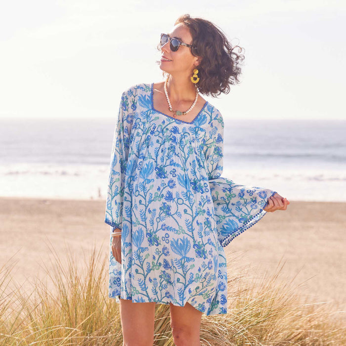 GEMMA OCEAN Dress with Bell Sleeve