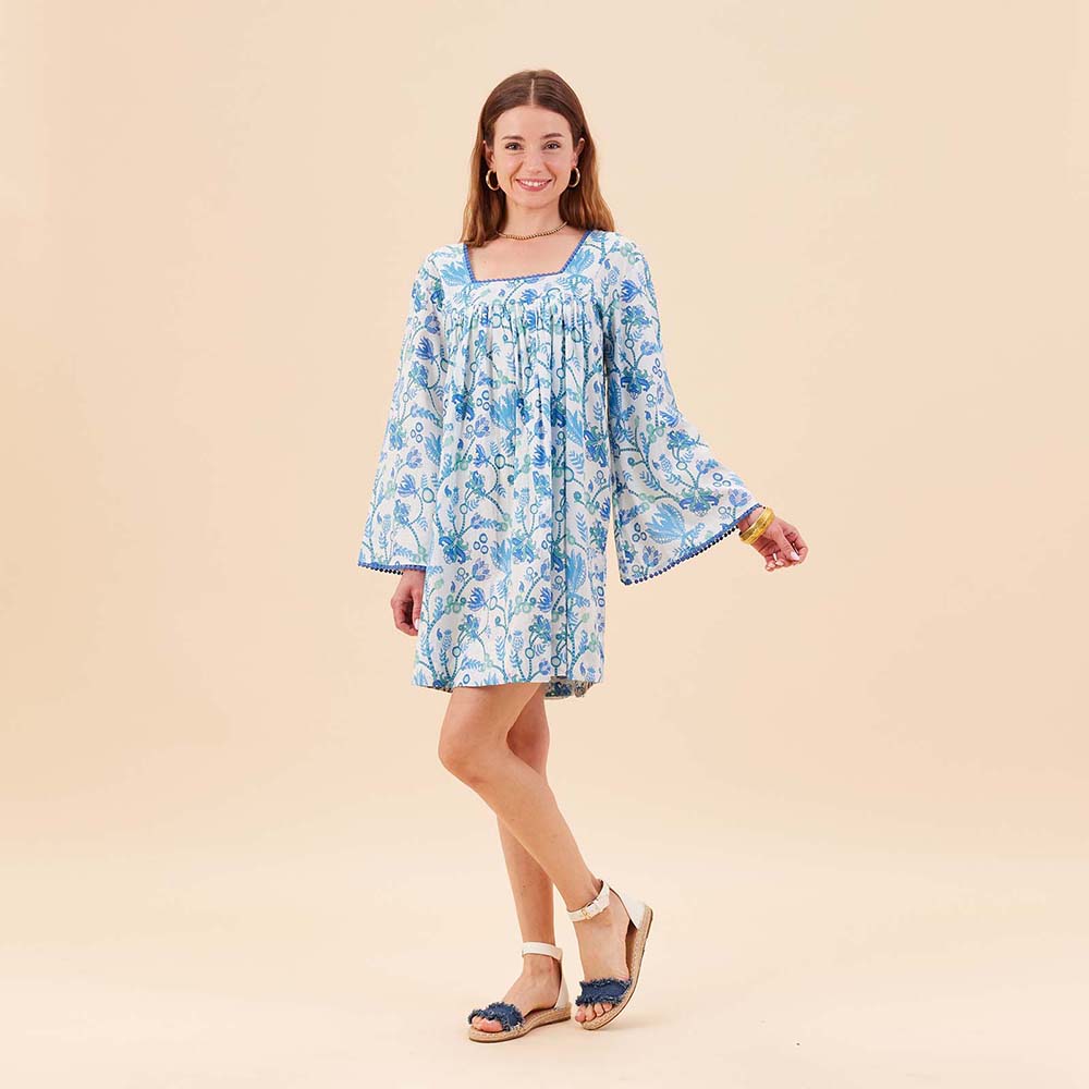 GEMMA OCEAN Dress with Bell Sleeve (Available: 02/05/2025)