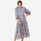 OPHELIA BLUE Drop Waist Maxi Dress