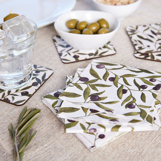 OLIVES Paper Napkins (Pack of 25)