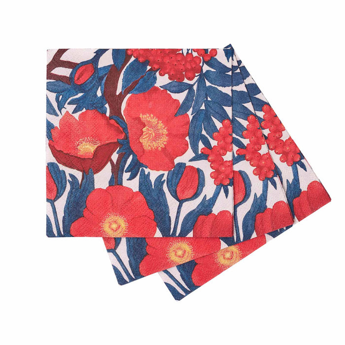 Icelandic Poppies Paper Cocktail Napkins (Pack of 25)
