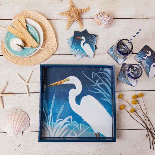 NIGHT EGRET Paper Napkins, Pack of 20