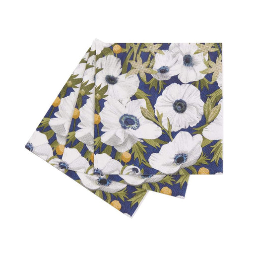 ANEMONE POPPY Paper Cocktail Napkins (Pack of 25)