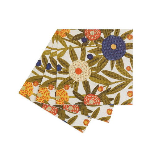 HARVEST SUNSHINE Paper Cocktail Napkins (Pack of 25)