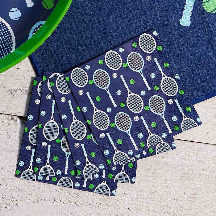 TENNIS Paper Napkins, pack of 20