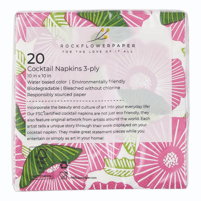 POPPY PAPAVER Paper Napkins, pack of 20 (Available: 01/17/2025)