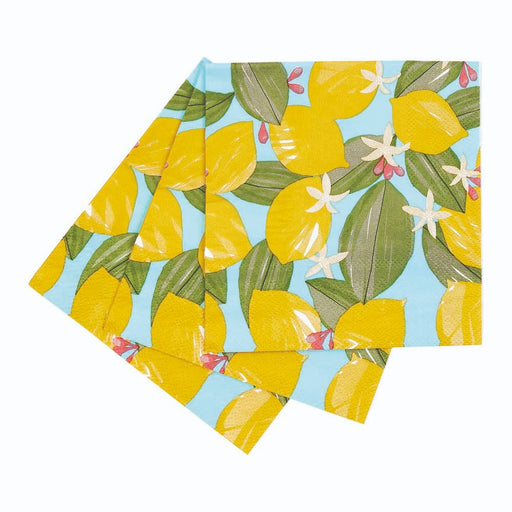 LEMON BLOSSOMS Paper Napkins, pack of 20