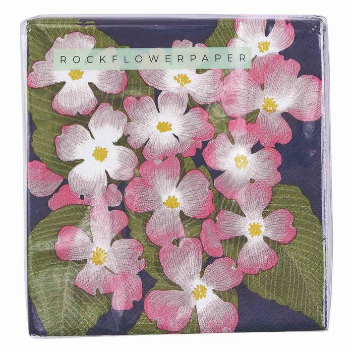 PINK DOGWOOD Paper Napkins, pack of 20 (Available: 01/17/2025)