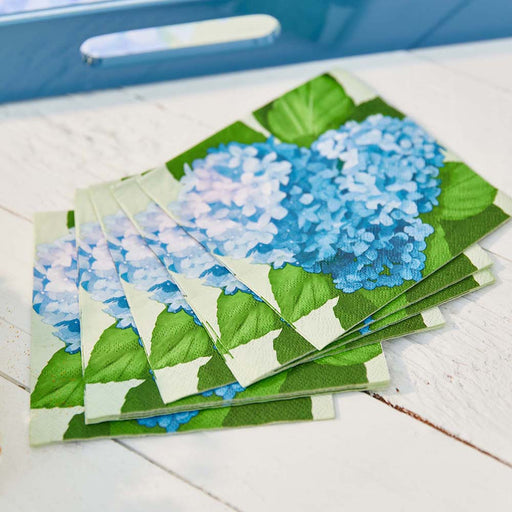 BLUE HYDRANGEA Paper Napkins (Pack of 25)