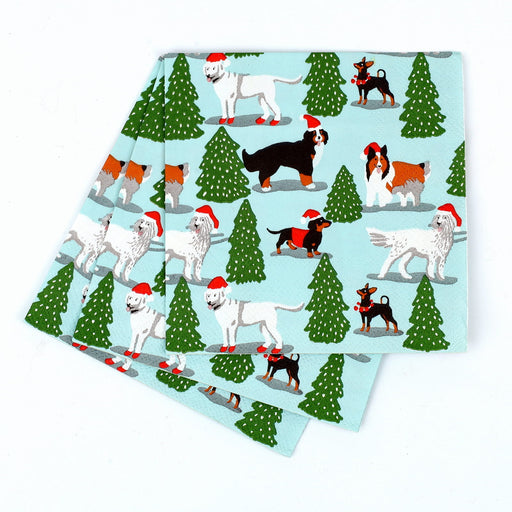 Merry Dog Paper Cocktail Napkins (Pack of 25)