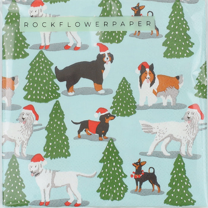 Merry Dog Paper Cocktail Napkins (Pack of 25)
