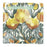 Icelandic Poppies Gold Paper Napkins (Pack of 25)