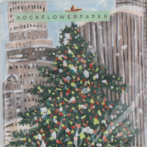 Cityscape Yuletide Paper Cocktail Napkins (Pack of 25)