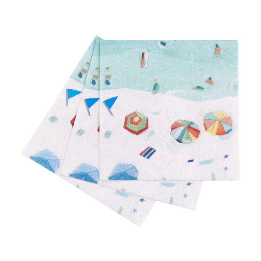 BEACH VISTA Paper Cocktail Napkins (Pack of 25)