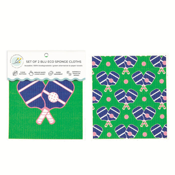 Pickleball blu Eco Sponge Cloths (Set of 2)