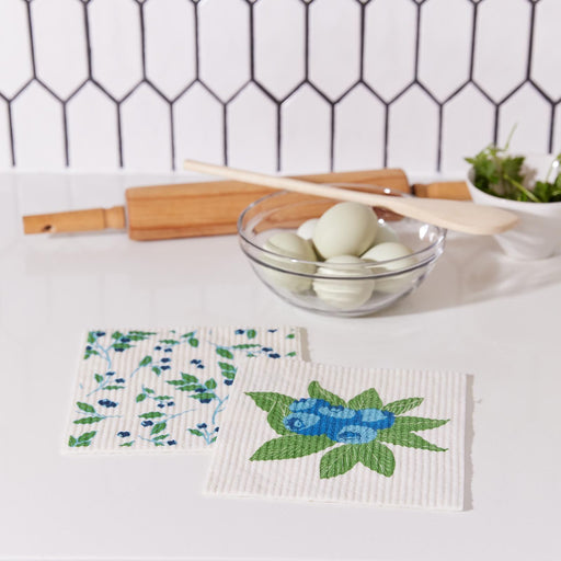 BLUEBERRY BUNCH blu Cloths Reusable Sponge-Cloth, Set of 2