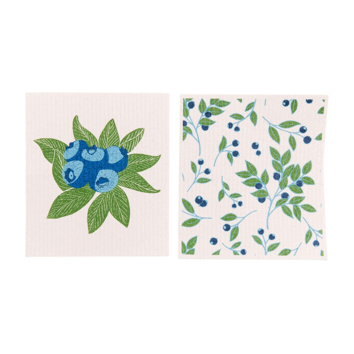 Blueberry Bunch blu Eco Sponge Cloths (Set of 2)