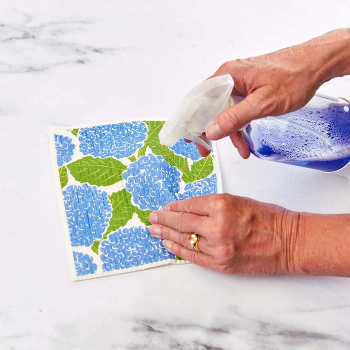 BLUE HYDRANGEA blu Cloths Reusable Sponge-Cloth, Set of 2 (Available: 01/31/2025)