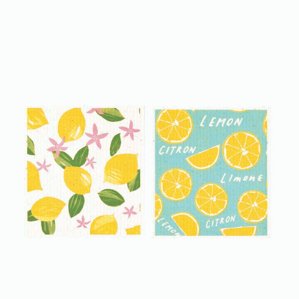 LIMONE blu Cloths Reusable Sponge-Cloth, Set of 2