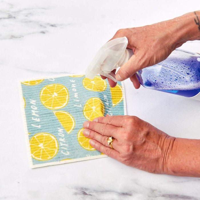 LIMONE blu Cloths Reusable Sponge-Cloth, Set of 2 (Available: 01/31/2025)