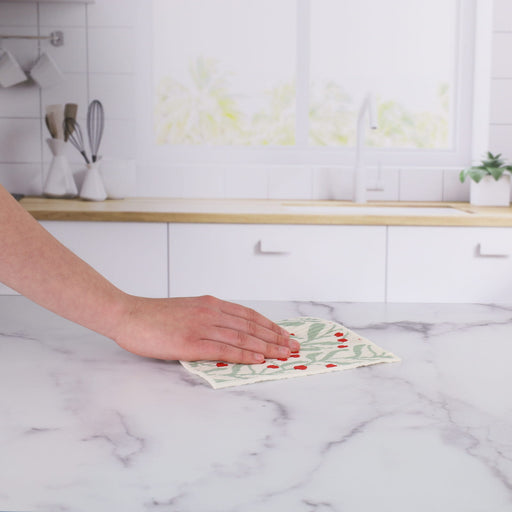 Fir Tree blu Eco Sponge Cloths (Set of 2)