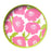 POPPIES PINK 15 Inch Round Tray