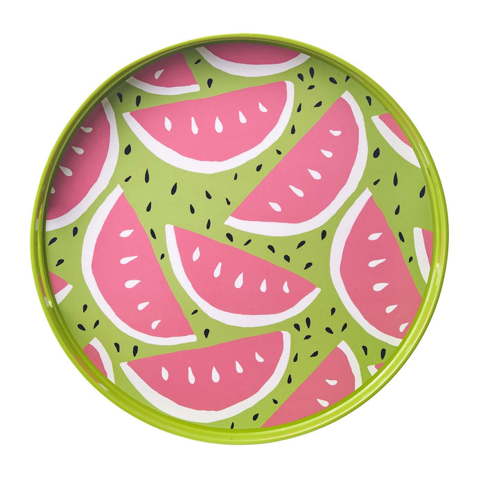 WATERMELON PARTY 15 Inch Round Tray
