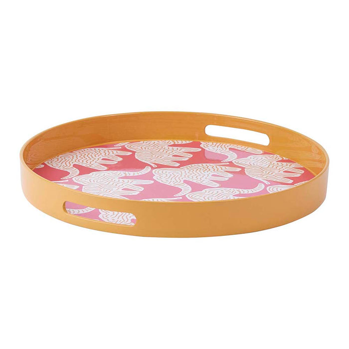 ELEPHANT 15 Inch Round Tray