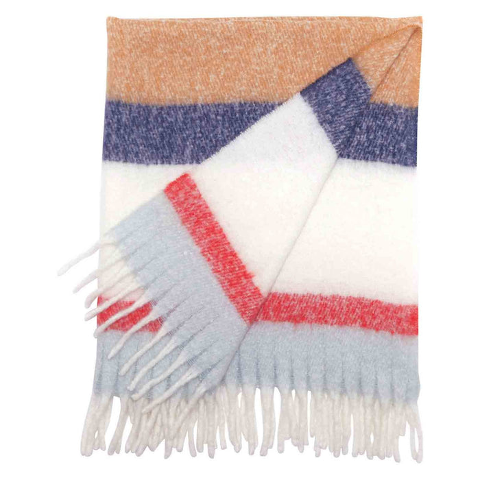 NAVY TAN Cuddle Throw