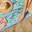 MARINE TURTLE Reversible Beach Towel