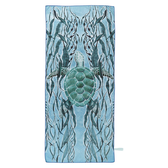 Marine Turtle Reversible Eco Beach Towel