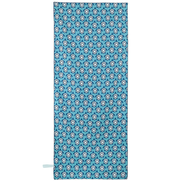 Turtles Aqua Reversible Eco Beach Towel