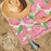 Pink Papaver Reversible Eco Beach Towel