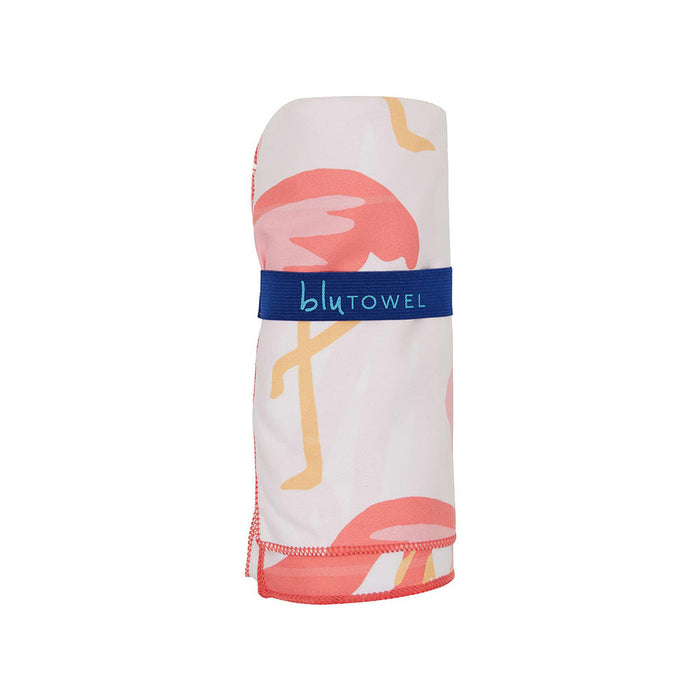 FLAMINGO PINK Reversible Beach Towel