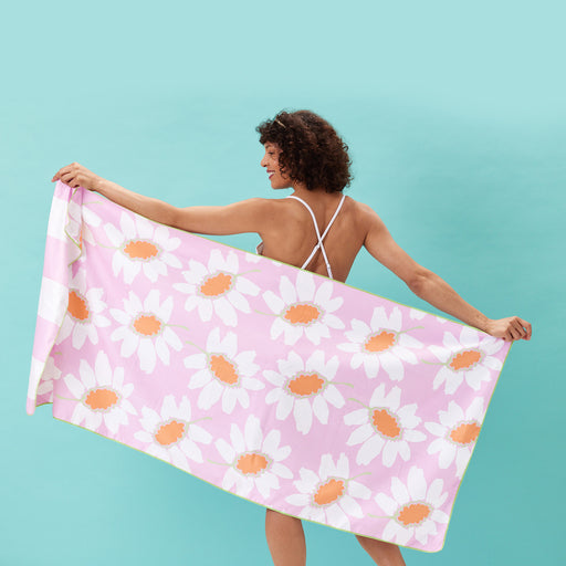 CALLIE PINK Reversible Beach Towel