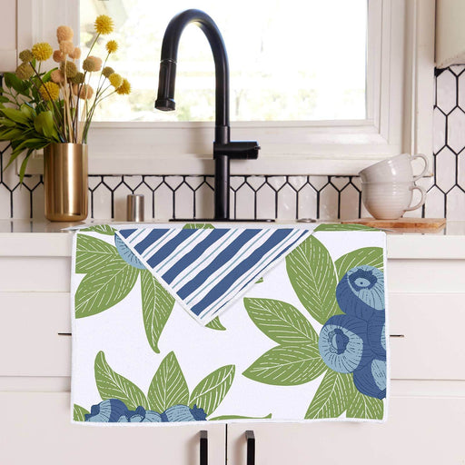 Blueberry Bunch blu Kitchen Tea Towel