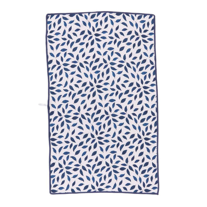 ICELANDIC POPPIES blu Kitchen Tea Towel