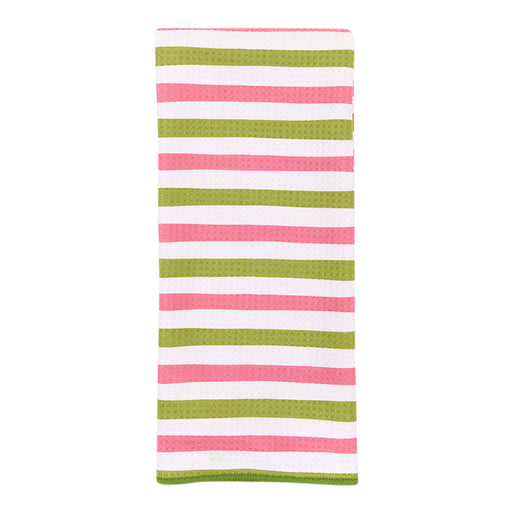 WATERMELON STRIPE blu Kitchen Tea Towel