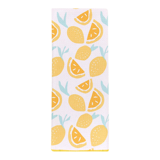 LEMON PARTY blu Kitchen Tea Towel