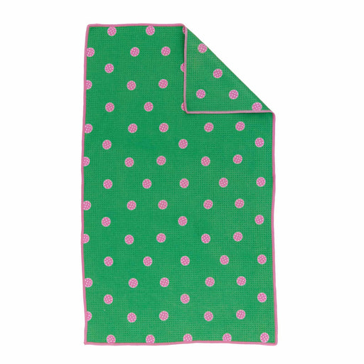 Pink Pickleballs blu Kitchen Tea Towel