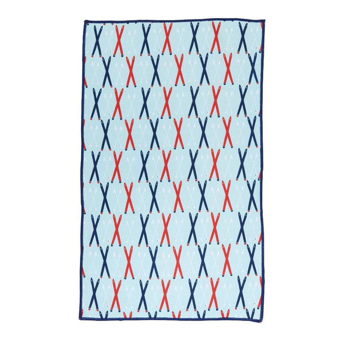 NORDIC SPORTS blu Kitchen Tea Towel