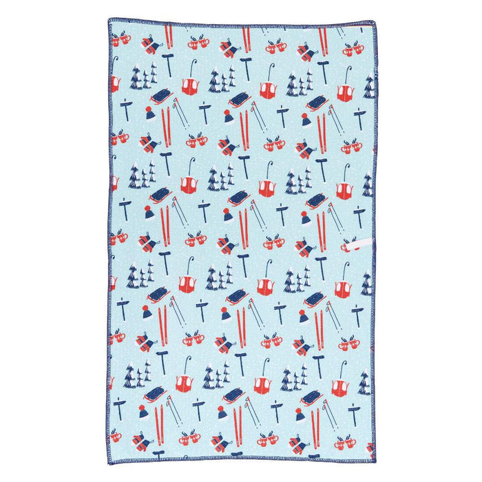 NORDIC SPORTS blu Kitchen Tea Towel