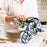 ANEMONE POPPY blu Kitchen Tea Towel