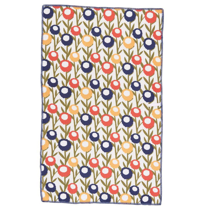 HARVEST SUNSHINE blu Kitchen Tea Towel